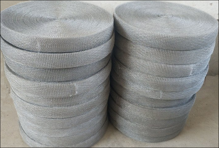 Aluminum knitted mesh wire tubing
